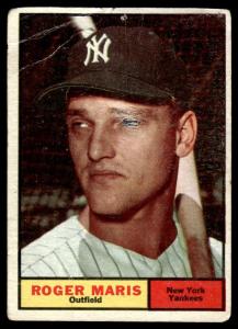 1961 Topps Roger Maris Yankees Baseball Card