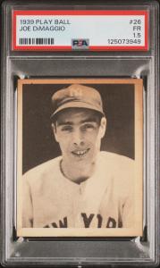 1939 Play Ball Joe DiMaggio #26 PSA 1.5