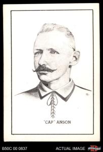 1950 Callahan Cap Anson White Sox Card