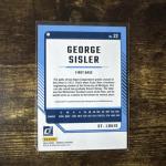 2024 Panini Donruss George Sisler #22 Orange Laser