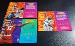 1995-96 NBA Hoops Block Party Insert Set