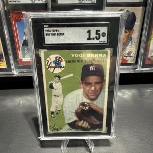 1954 Topps Yogi Berra Baseball Card #50