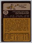 1973 Topps Rich 'Goose' Gossage White Sox Rookie