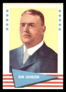 1961 Fleer Baseball Greats #48 Ban Johnson Card