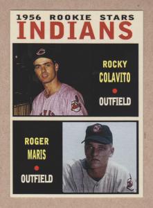 Roger Maris & Rocky Colavito '56 Rookie Card