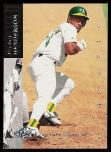 1994 Upper Deck Rickey Henderson Baseball Card #60