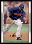 2007 Upper Deck CC Sabathia Cleveland Indians Card