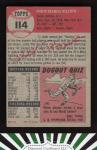 1953 Topps Phil Rizzuto Baseball Card #114