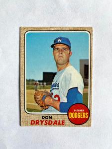 1968 Topps Don Drysdale Baseball Card #145