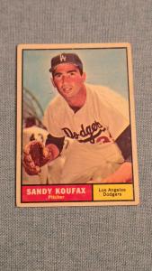 1961 Topps Sandy Koufax #344 Baseball Card