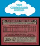 George Wright 1986 Topps Texas Rangers Card #169