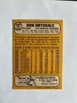 1968 Topps Don Drysdale Baseball Card #145