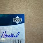 Upper Deck Dual Auto Mark Teixeira Frank Howard /35