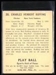 1941 Red Ruffing Play Ball #20 Yankees Card