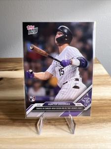 Hunter Goodman 2024 Topps Now Colorado Rockies RC