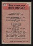 1983 Topps Rich "Goose" Gossage Yankees Card