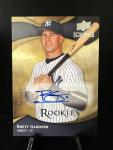 2009 Upper Deck Icons Brett Gardner Rookie Auto