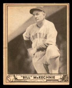 1940 Play Ball Bill McKechnie Reds Card