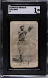 1921 E121 Eddie Roush Sports Card - SGC 1