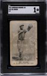 1921 E121 Eddie Roush Sports Card - SGC 1