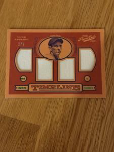 2016 Panini Prime Cuts Luke Appling Quad Relic