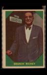 1960 Fleer Branch Rickey Baseball Card #55