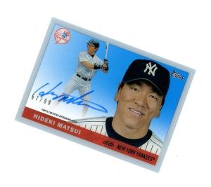 2022 Topps Clearly SP Hideki Matsui Auto /99