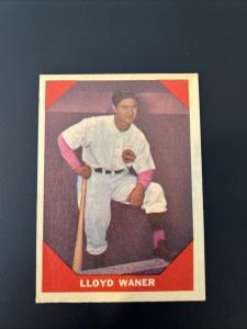 1960 Fleer Lloyd Waner Baseball Card #78