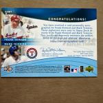 Upper Deck Dual Auto Mark Teixeira Frank Howard /35