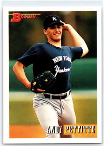 1993 Bowman Andy Pettitte Baseball Card #103