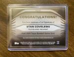 2020 Topps Stan Coveleski 1/1 Cut Auto Card