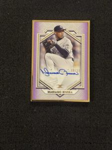 2022 Topps Definitive Mariano Rivera Auto Purple /10