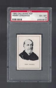 1950 Henry Chadwick Hall of Fame Card PSA 6