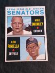 1964 Topps Senators Rookie Star Cards #167