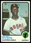 Mickey Rivers 1973 Topps Baseball Card #597