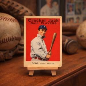 Ty Cobb 1915 Cracker Jack Display Card