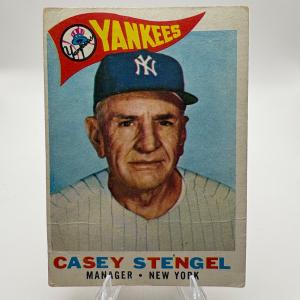 1960 Topps Casey Stengel Baseball Card #227
