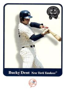 2001 Fleer Greats of the Game Bucky Dent Card