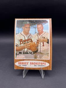 1962 Topps Joe Torre & Del Crandall Card Set