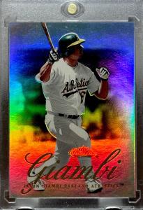 Jason Giambi Rare Rainbow Refractor Card