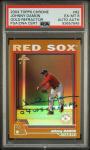 2004 Topps Chrome Johnny Damon Auto Gold Refractor