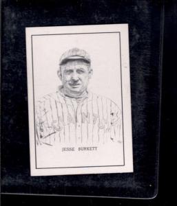 1950 Callahan Jesse Burkett HOF #10 Card