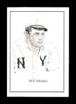 1950 Callahan HOF #15 Jack Chesbro Card