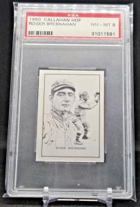 1950 Callahan Roger Bresnahan Hall of Fame Card