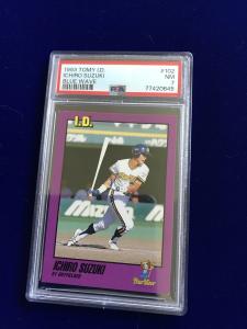 1993 Ichiro Suzuki Blue Wave Rookie Card PSA 7