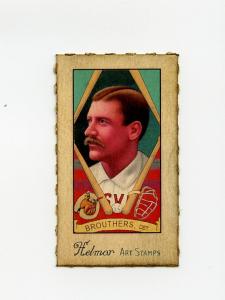 Dan Brouthers Helmar Hall of Fame Baseball Card