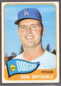 1965 Topps Don Drysdale Card #260