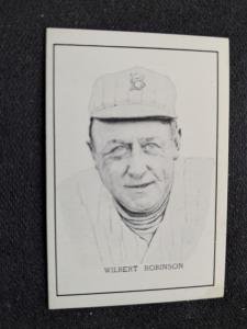 1950 Callahan Wilbert Robinson Baseball Card