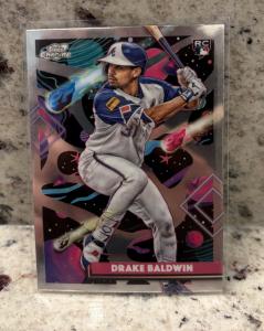 2025 Topps Cosmic Chrome Drake Baldwin Braves Card