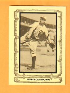 Mordecai Brown Chicago Cubs 1980-83 Legends Card